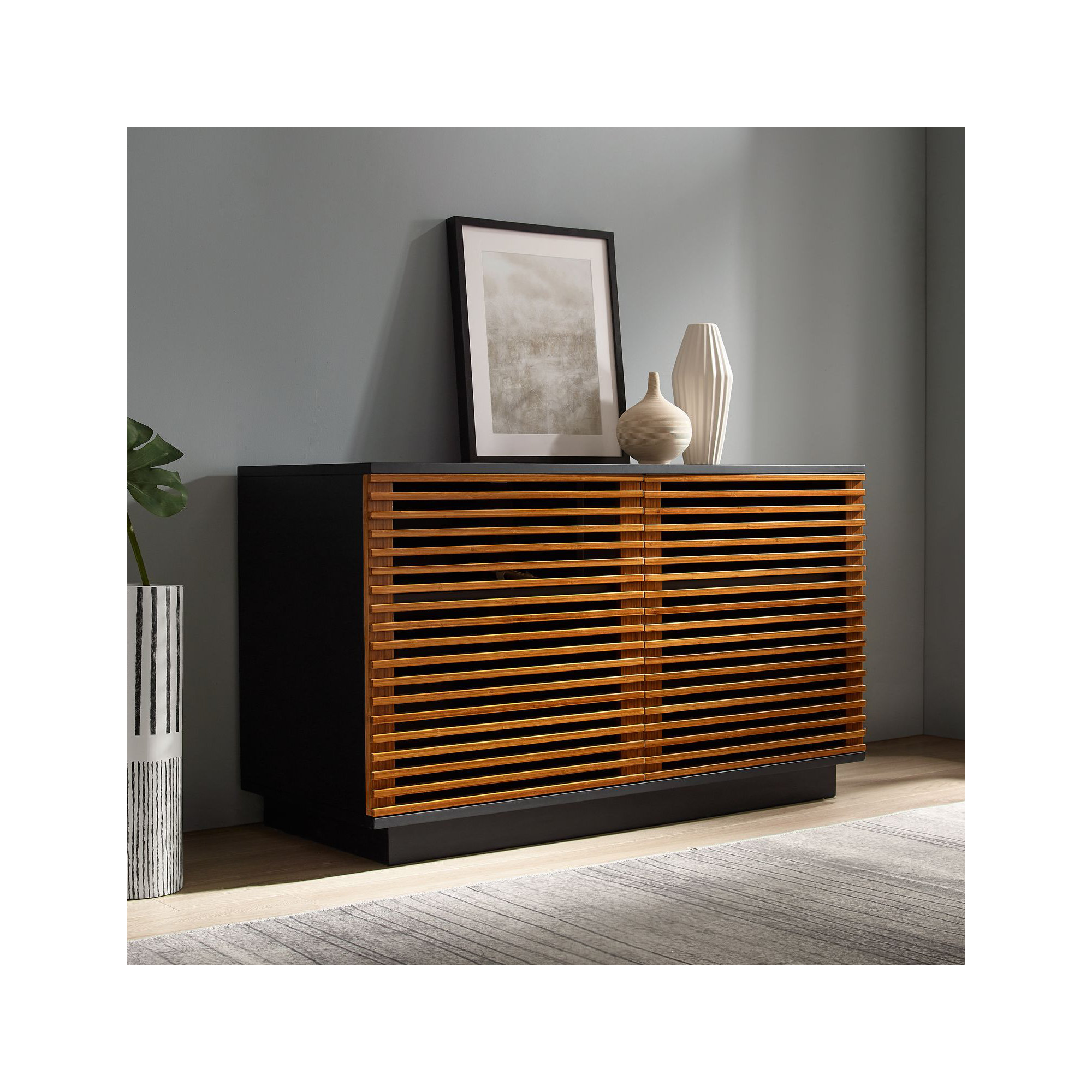 Erla 48.5'' Media Console, Amber