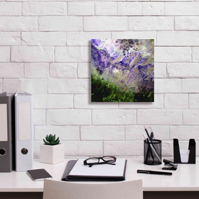 Désert en forêt - peinture sur toile tendue