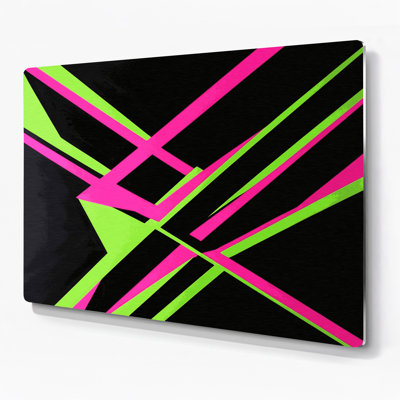 Hard Edge 88 Black Metal Wall Art