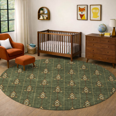 Machine Washable Indoor/Outdoor Chantille ACN2691 Kids Rug