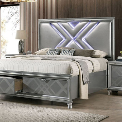 Delshire Upholstered Platform Storage Bed