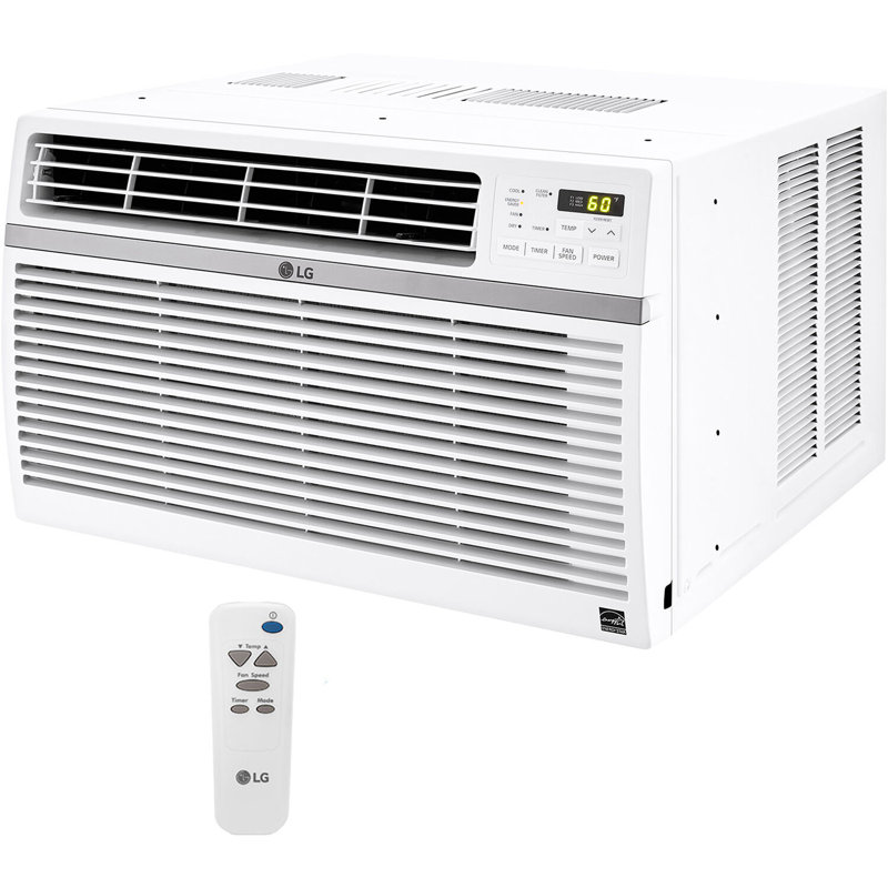 LG 8,000 BTU White Window Air Conditioner with Remote Control
