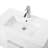 White Gloss Wall-Mounted Bathroom Vanity-340298025