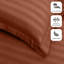 Haffa Microfiber Striped Duvet Cover Set with Pillowcases-122106029-122106035