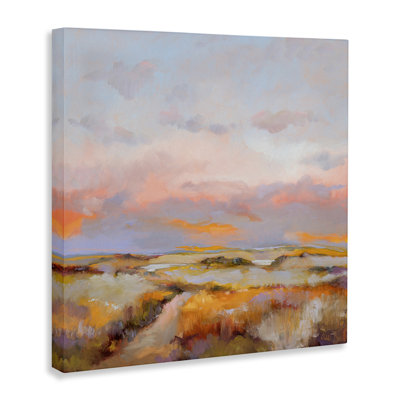 Bright Sun Bleached Meadow Canvas Wall Art by Odile bp-747_CN