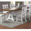 Ensemble de salle à manger 7 pièces avec rallonge et 6 chaises d'appoint