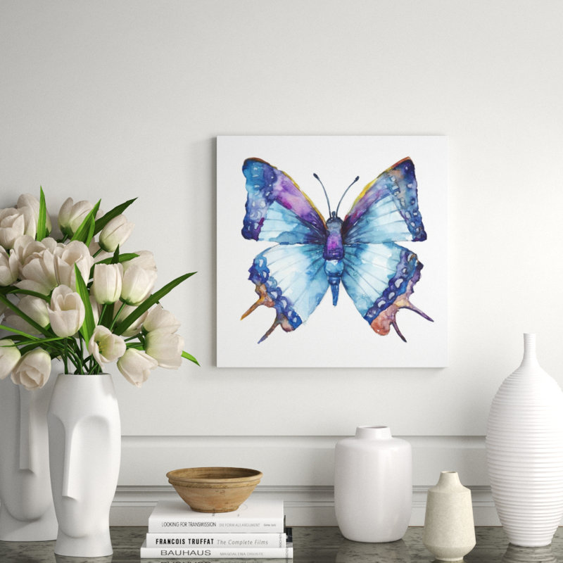 Vibrant Butterfly IV Print by Beverly Fuller, 24" H x 24" W x 1.5" D, Plexi