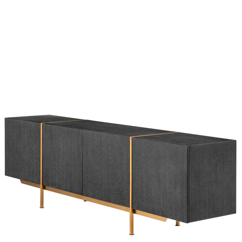 Bazilian 88.78'' Solid Wood Sideboard