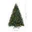 Arbre de Noël artificiel 7,5 pi pré-éclairé