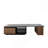 Extendable Coffee Table,  Length Adjustable Wood Coffee Table With 2 Storage Drawers For Living Room, Large Long Rectangular Center Table