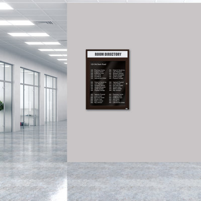 AARCO No Felt Metal Letter Board
