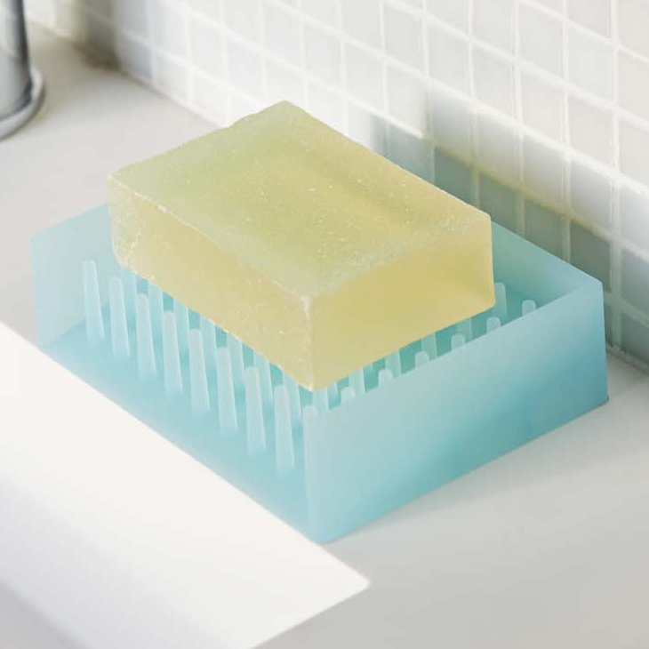 Porte-savon Yamazaki Home, Bleu
