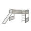 Lit mezzanine simple avec glissoire et échelle