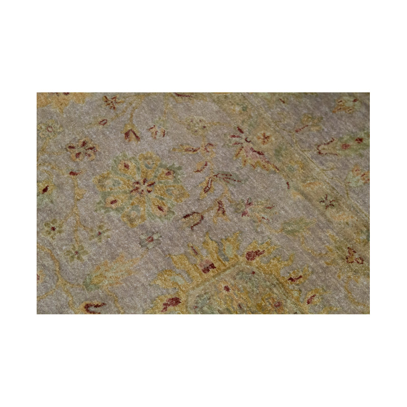 Tapis beige et beige noué à la main de haute qualité