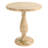Darlo 36" Counter Table Set With 2 Natalia Counter Stools In Ivory Boucle Fabric