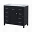 Meuble-lavabo de rangement multifonctionnel