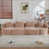 Tissu velours camel