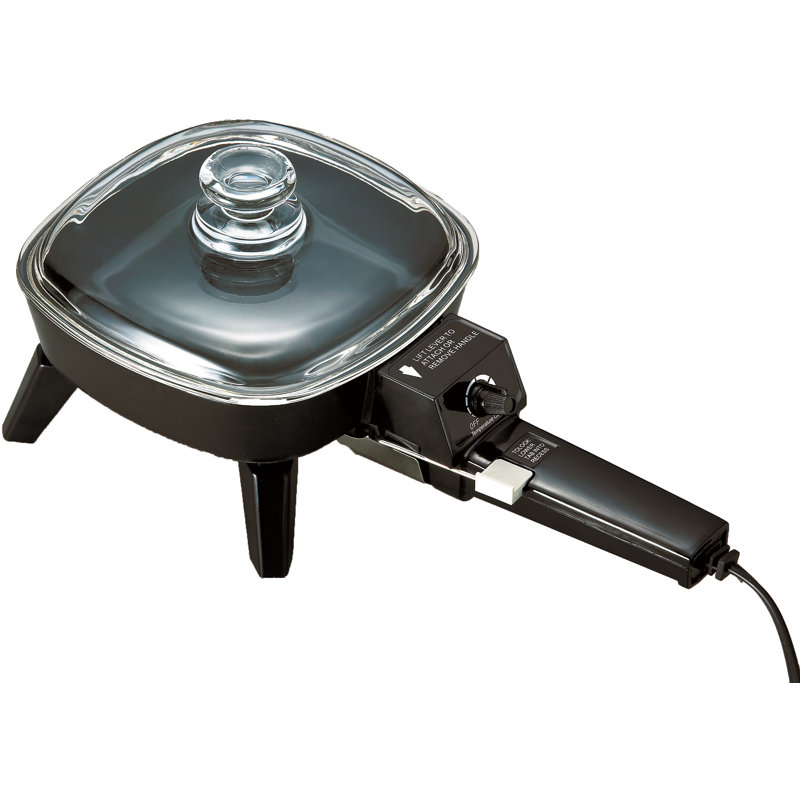 Poêlon électrique avec couvercle brentwood appliances