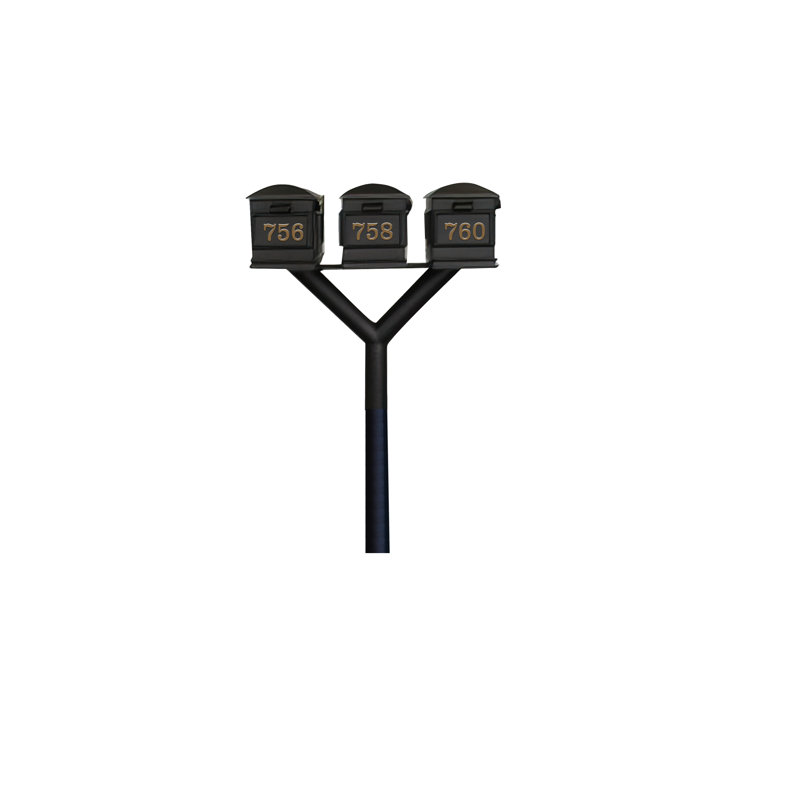 Penfield 72.375'' H Multi-Mount Post, Black