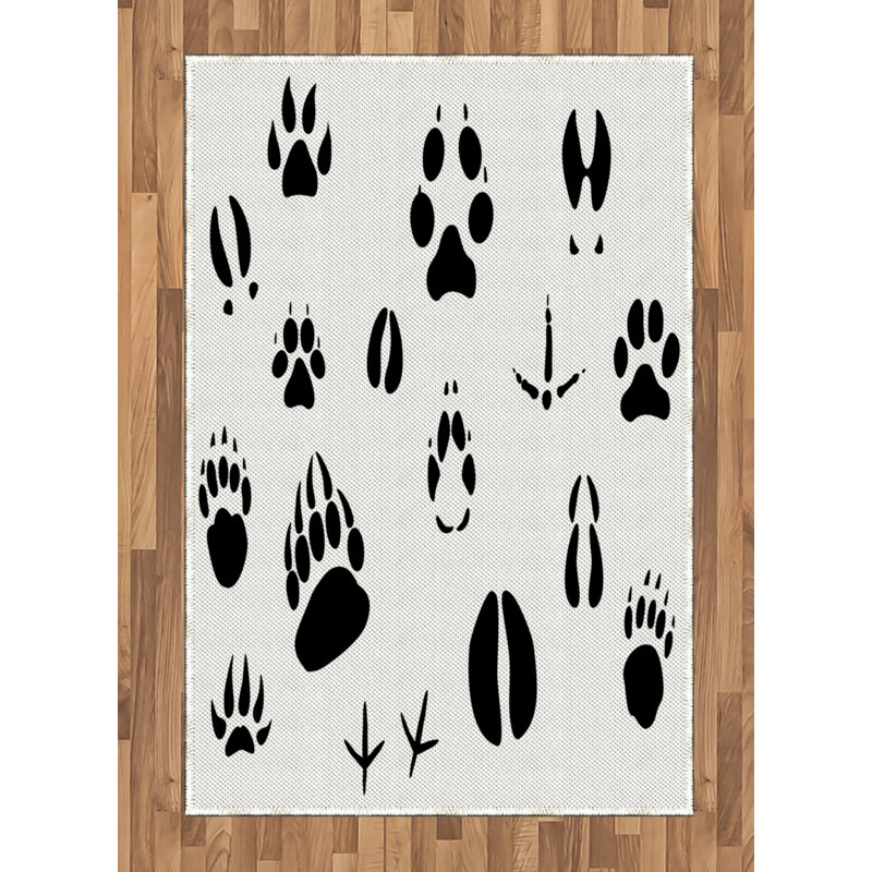 Hunting High Density Long Fiber Poly Threads Decorative Area Rug Carpet, Rectangle 4' x 5'8"