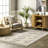 Blanche Moroccan Lattice Tasseled Area Rug-118158789