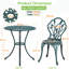 3 Piece Patio Bistro Table Set with Umbrella Hole-433819432
