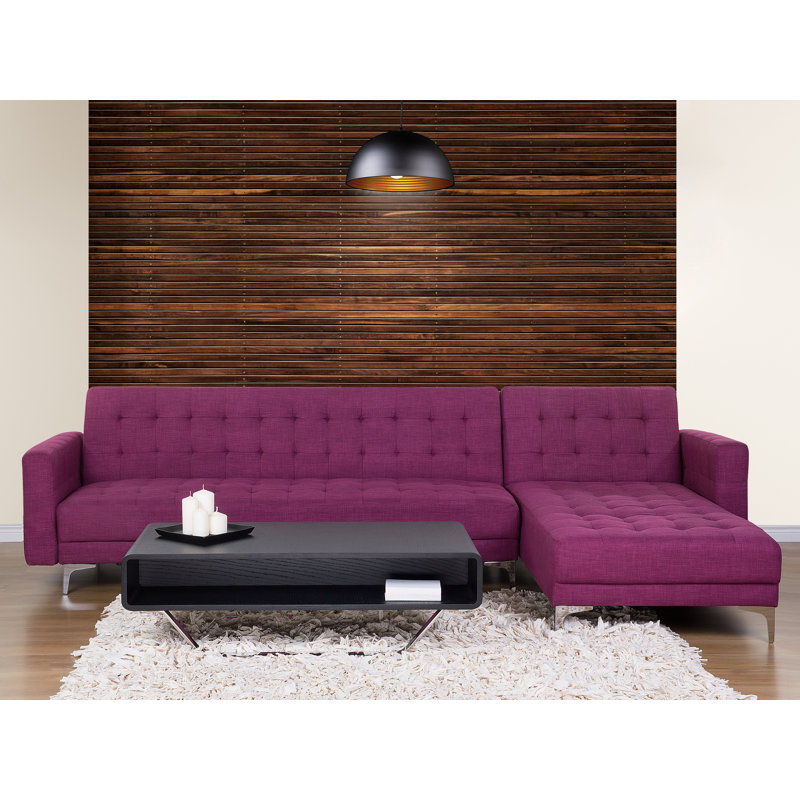Petrolia 4 Seater Sofa Bed, Purple