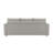 Modern Sofaconnie  Boucle Sleeper Sectional Sofa W/ 2 Toss Pillows