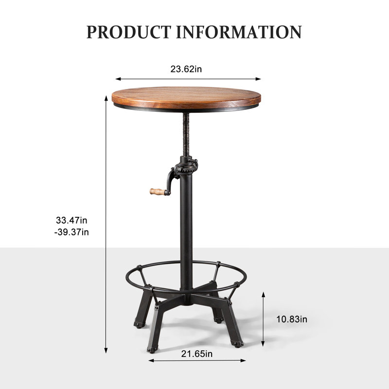 Nashmia Round 23.62'' Dining Set