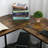 Magoon L-Shaped Metal Base Computer Desk