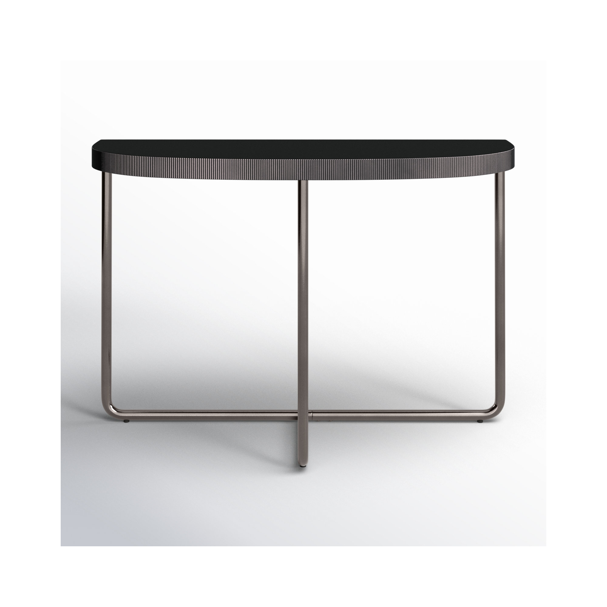 Athea Modern Console Table, Black