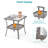 Houa Square Wicker Outdoor Side Table , 18'' in. W 18'' in. D-1621806490