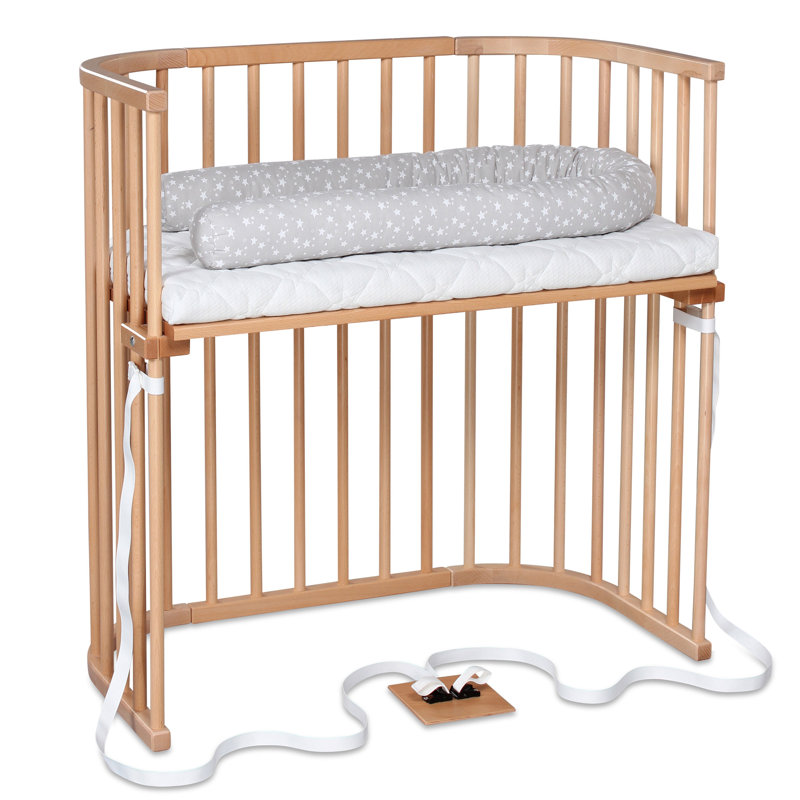 babybay Boxspring co-sleeper, Natural varnish