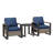 Syeira Wicker 2 - Person Patio Conversation Set with Cushions-765103922