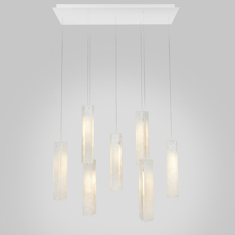 7 - Light Pendant, White, 12