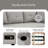 Eutizio 87.4'' Upholstered Sofa-1367047453