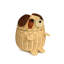 Panier de rangement en rotin pour chien avec couvercle Hary