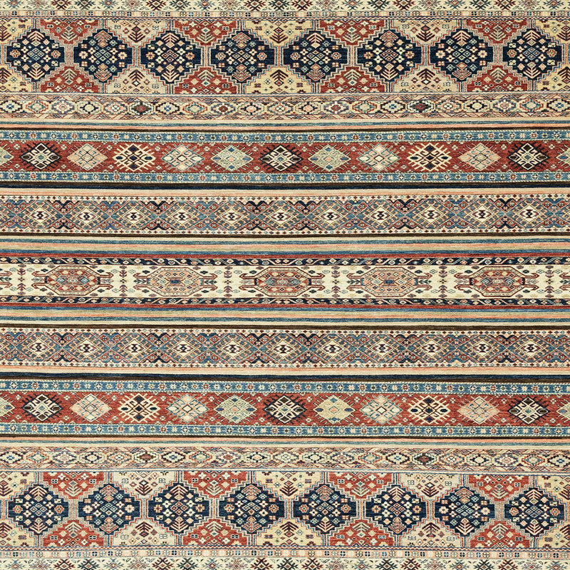 Abstract Indoor Rug, Square 4'
