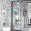 Organisateur de garde-manger au-dessus de la porte, rangement et rangement pour garde-manger à 8 niveaux, support à épices en métal pour porte de garde-manger, cuisine, buanderie, organisation de salle de bain-306867332