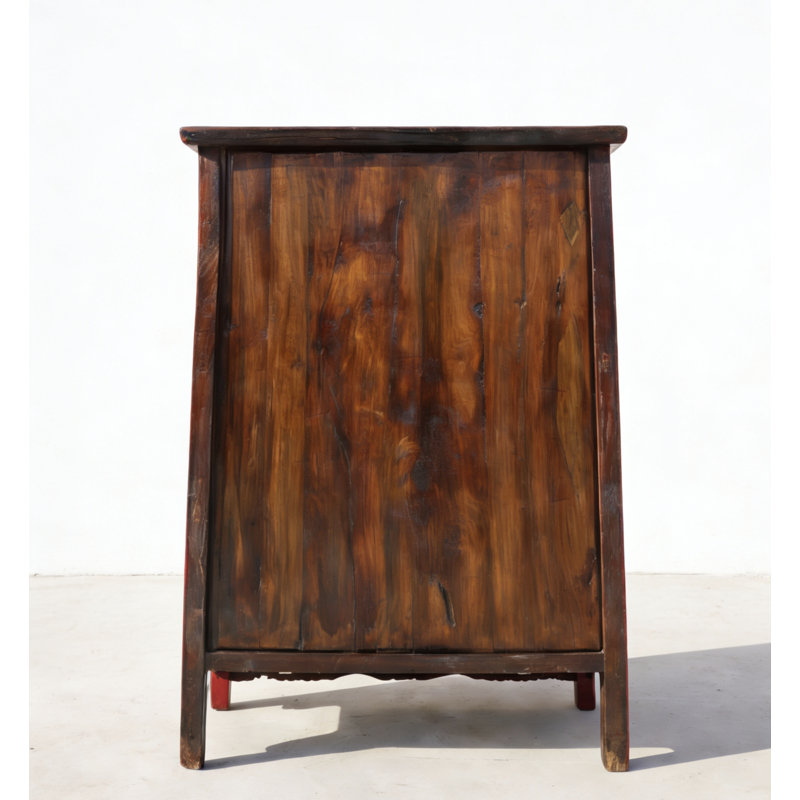19th Century Red Catalpa Armoire