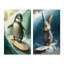 «Bird Surfing», 2 pièces sur toile-618730555-618730552