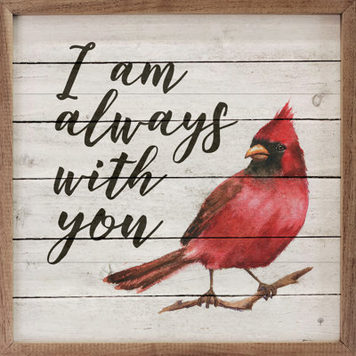 I Am Always With You Cardinal Whitewash