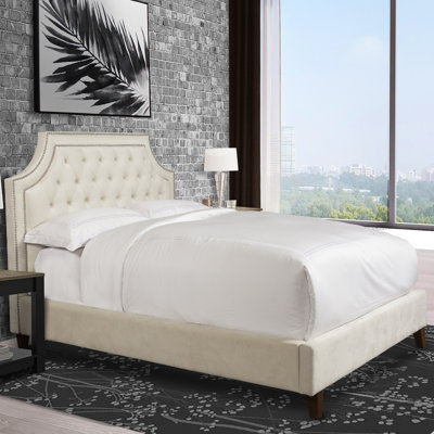 Seline Tufted Upholstered Standard Bed