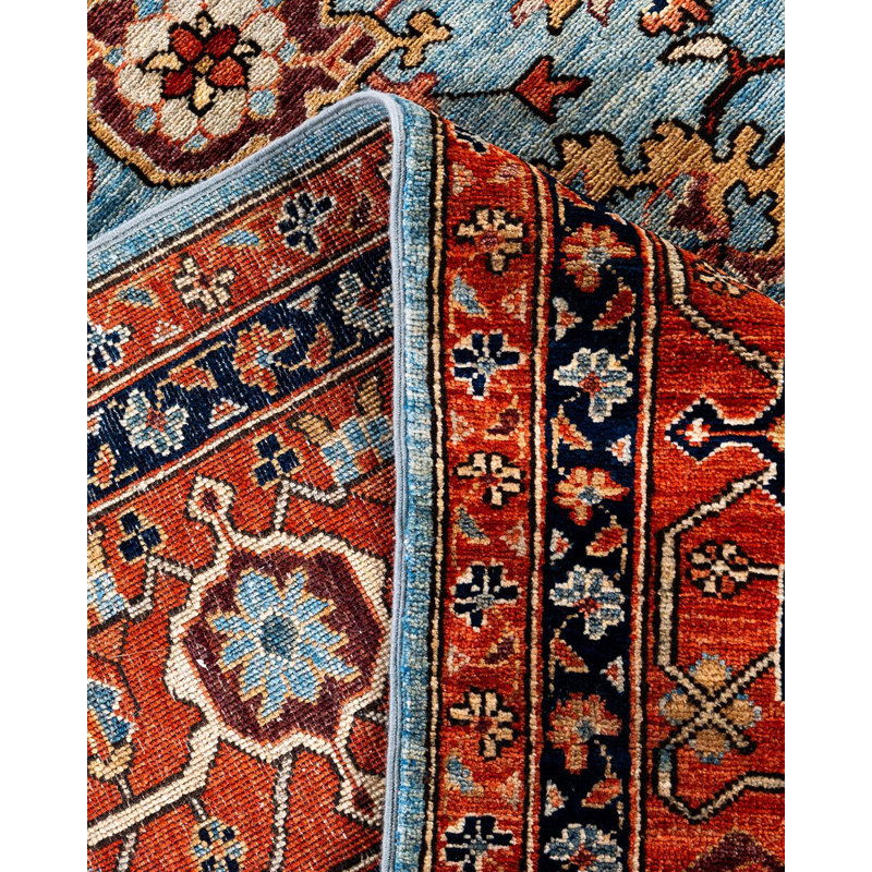 Serapi One-of-a-Kind Rectangle 8'11" X 11'9" Hand Knotted Area Rug
