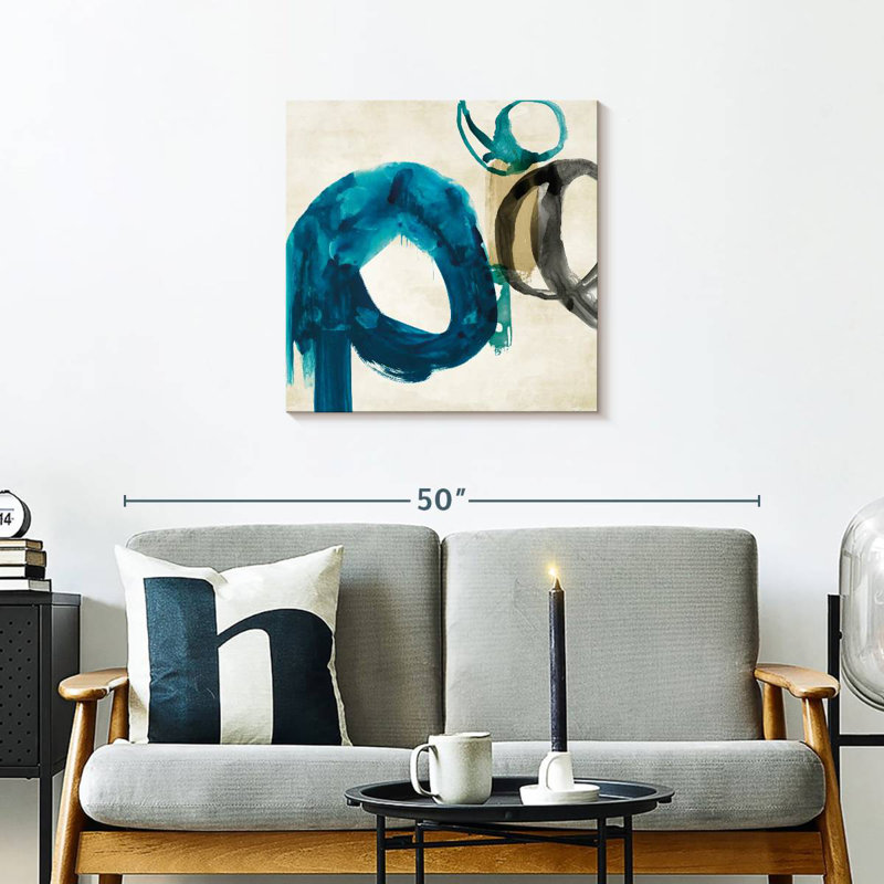 Avery Blue Ring I, 24" H x 24" W