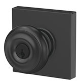 Georgian Keyed Entry Knob with Collins Trim