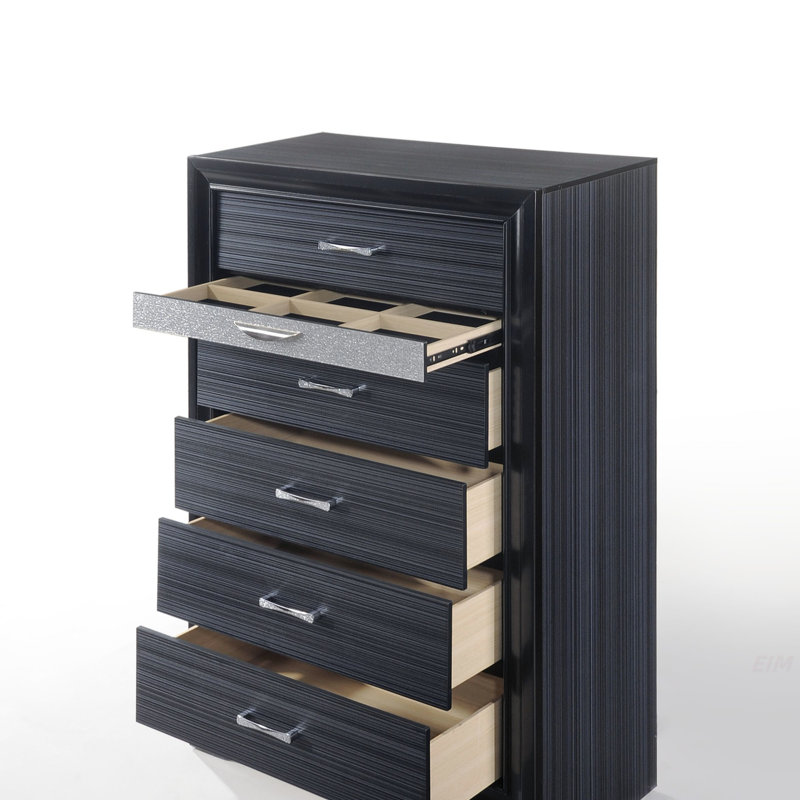 Naima Black Finish Chest