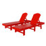Ensemble de chaises longues inclinables 77,6 po Altura