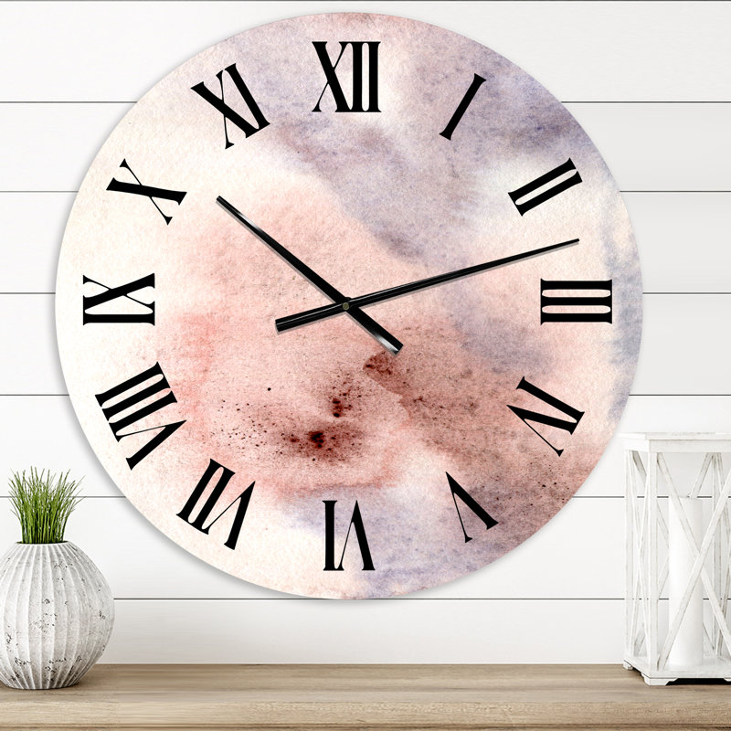 Horloge murale pastel, Surdimensionné