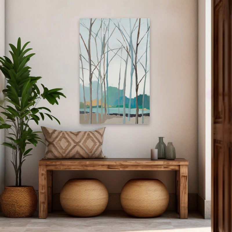 Arbres et hiver Winter Trees II, art, H 48 po x l 32 po